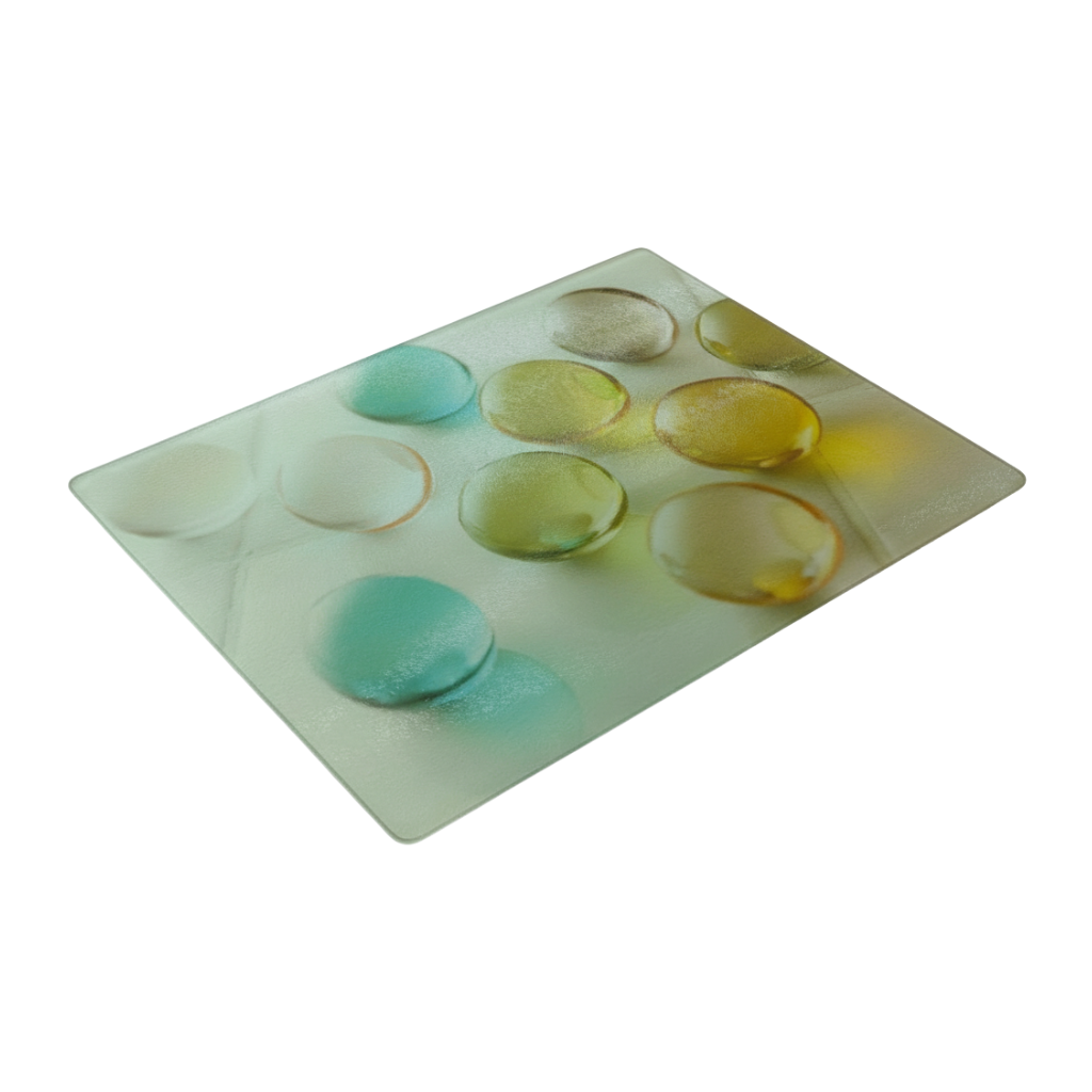 Colorful Marble Bubble Design Cutting Board