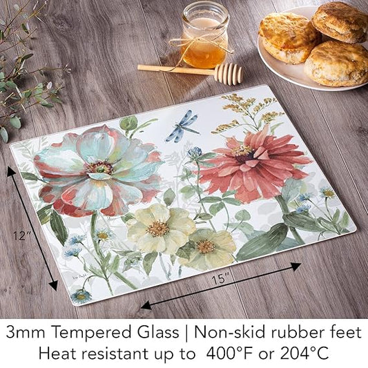 CounterArt Spring Meadow Tempered Glass