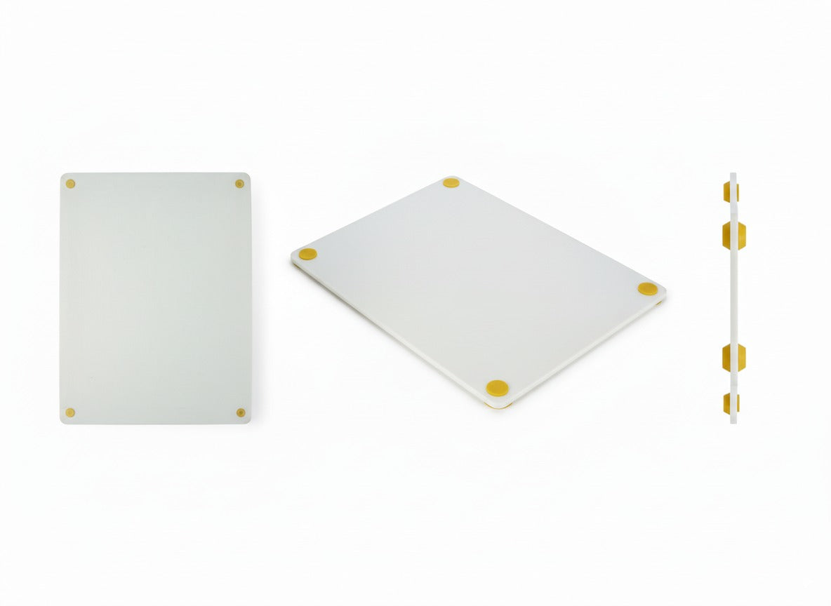 Tempered Glass Cutting Board, Classic Clear Design